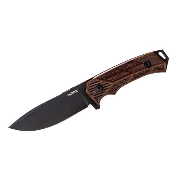 WOOX Rock 62 Fixed Blade Knife  Walnut Engraved