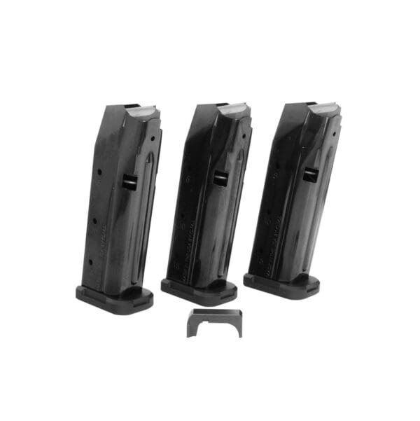 Shield Arms S15 Gen3 Magazine Combo Pack - 3/Pack + 1 Mag Release - Black