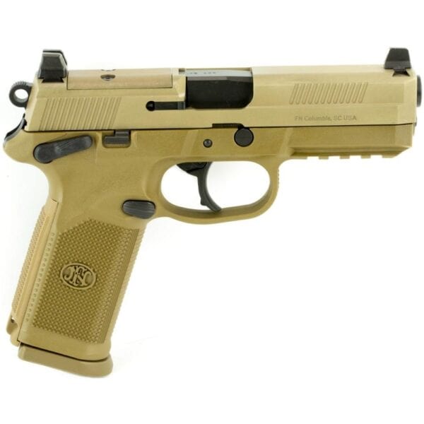 FN FNX-45 Tactical Handgun .45 ACP 10rd Magazines(2) 5.3" Barrel FDE Night Sights