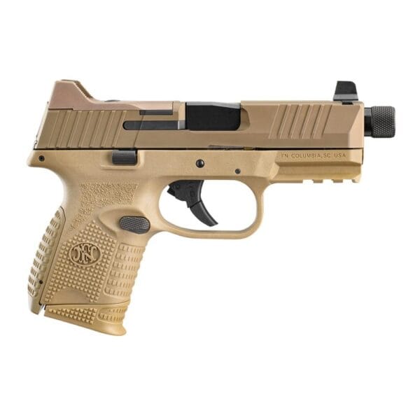 FN 509 Compact Tactical Handgun 9mm Luger 12rd & 24rd Magazines (2) 4.32" Barrel FDE