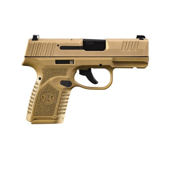 FN Reflex MS Handgun 9mm Luger 10rd Magazines (2) 3.3" Barrel FDE