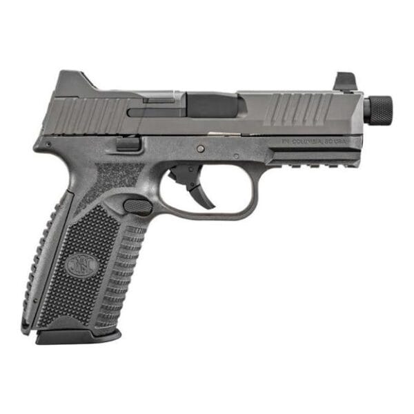 FN 509 Tactical Handgun 9mm Luger 17rd(1)&24rd(4) Magazines 4.5" Threaded Barrel Tungsten Gray Finish