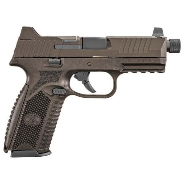 FN 509 Tactical Handgun 9mm Luger 17rd (1) and 24rd (4) Magazines 4.5" Barrel Midnight Bronze NMS