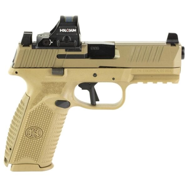 FN 509 Midsize MRD Handgun 9mm Luger 17rd Magazines (2) 4" Barrel FDE with Holosun Red Dot