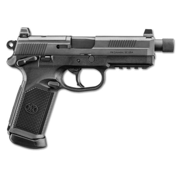 FN FNX-45 Tactical Handgun .45 ACP 15rd Magazines (2) 5.3" Threaded Barrel Black Night Sights