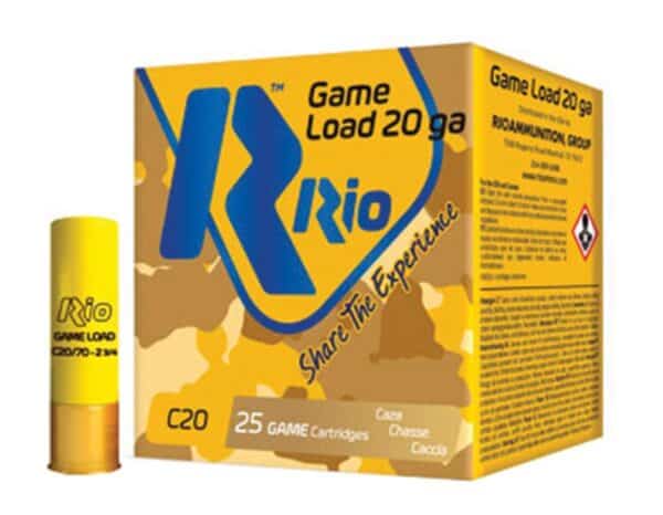 Rio Field Low Recoil Shotshells 20 ga 2-3/4" 1oz  #7.5 1180 fps 25/ct