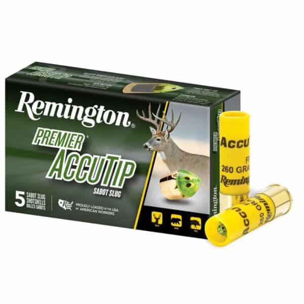 Remington Premier AccuTip Bonded Sabot Slug 20 ga 2 3/4"  260 gr Slug 1850 fps 5/ct