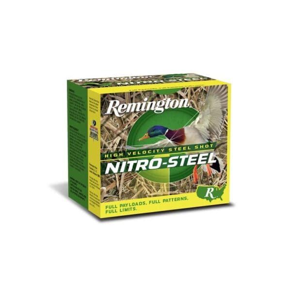 Remington Nitro-Steel High-Velocity Shotshells 20ga 3 in 1 oz #4 1400 fps 25/ct