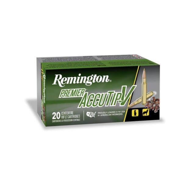 Remington Accutip-V Rifle Ammunition .224 Valkyrie 60gr PSP 3300 fps 20/ct