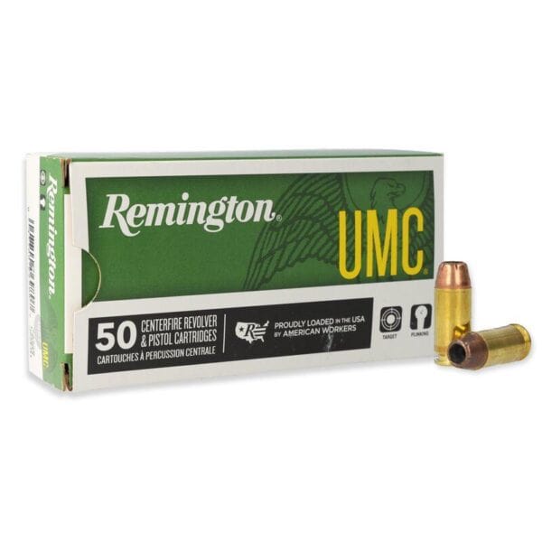 Remington UMC Handgun Ammunition .40 S&W 180 gr JHP 990 fps 50/box