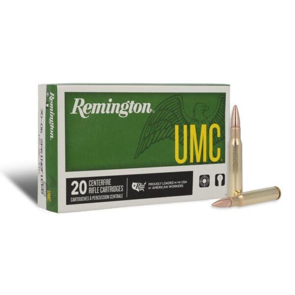 Remington UMC Rifle Ammunition .30-06 Sprg 150 gr FMJ 2910 fps 20/ct