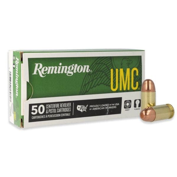 Remington UMC Handgun Ammunition .380 ACP 95 gr FMJ 955 fps 50/ct