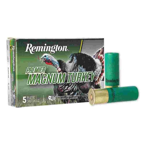 Remington Premier Magnum Turkey Loads 12 ga 3 in 2 oz #5 1175 fps 5/ct