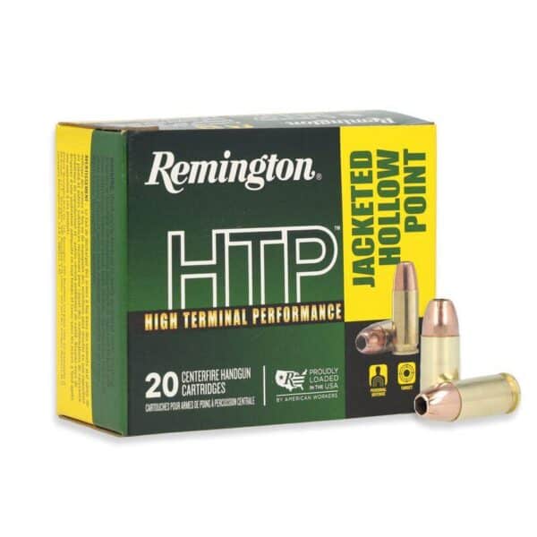 Remington HTP Handgun Ammuntion 9mm Luger 147gr JHP 990 fps 20/ct