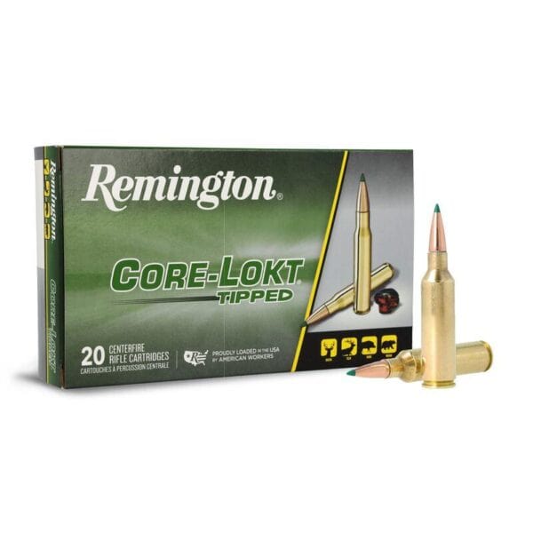 Remington Core-Lokt Tipped Rifle Ammunition 300 WSM 150gr PT 3340 fps 20/ct