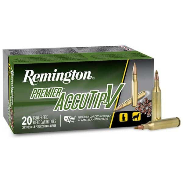 Remington Premier AccuTip Varmint Rifle Ammunition .17 Rem Fireball 20 gr ATV 4000 fps 20/ct