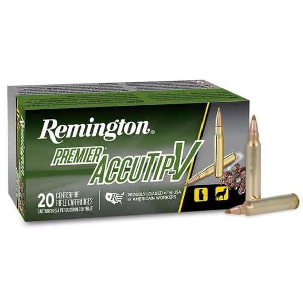 Remington Premier AccuTip Varmint Rifle Ammunition .204 Ruger 32 gr ATV 4225 fps 20/ct