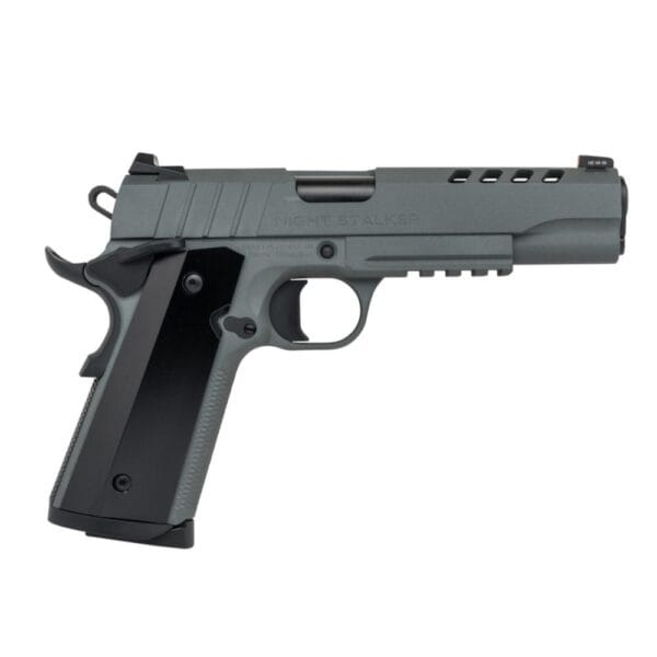 SDS Imports Tisas 1911 Nightstalker 9 Handgun 9mm Luger 9rd Magazines (2) 5" Barrel Grey with Black Grips