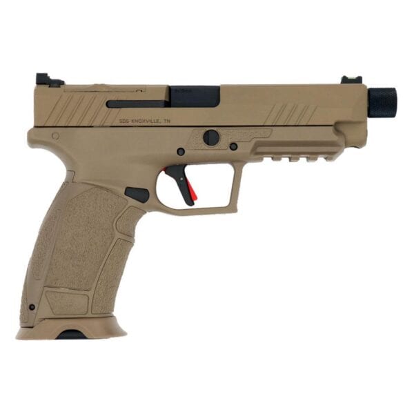 SDS Imports Tisas PX-9 Gen 3 Tactical Semi Auto Pistol 9mm Handgun 15/rd Magazines (2) 5.11" Threaded Barrel FDE