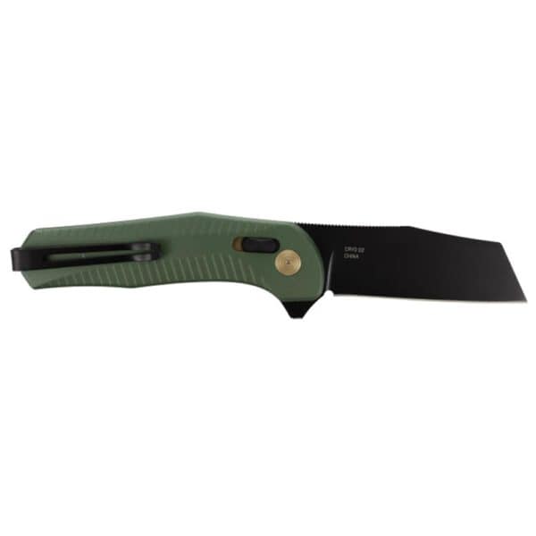 SOG Knives Diverge XR Folding Knife 3" Sheepsfoot Blade Black and Forest Green Blister Pack