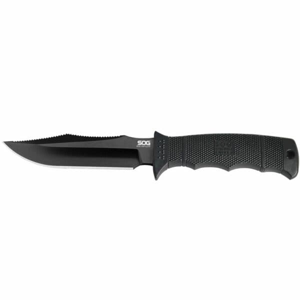 SOG SEAL Pup Elite Knife 4.85" Blade Black with Nylon Sheath