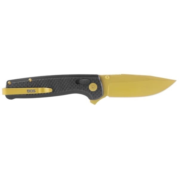 SOG Terminus XR LTE Folding Knife 2.95" Blade Black and Gold