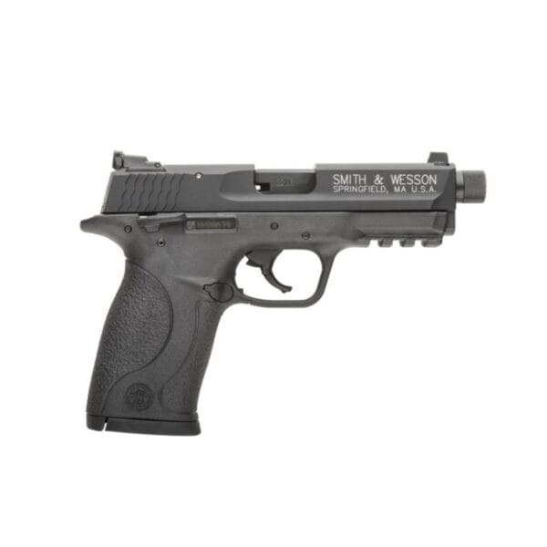 Smith & Wesson M&P 22 Compact Handgun .22 LR 10rd Magazine 3.6" Threaded Barrel Black