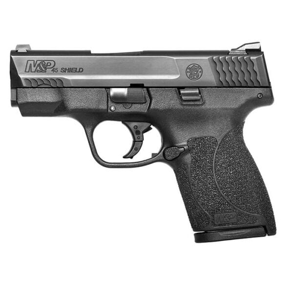 Smith & Wesson M&P 45 Shield M2.0 Handgun .45 ACP 6rd & 7rd Magazines (2) 3.3" Barrel Black No Safety