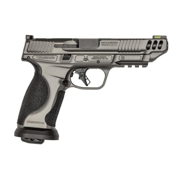 S&W M&P9 M2.0 Performance Center Competitor Handgun 9mm Luger 17rd Magazines(4) 5" Barrel Gray Cerakote Optic Ready