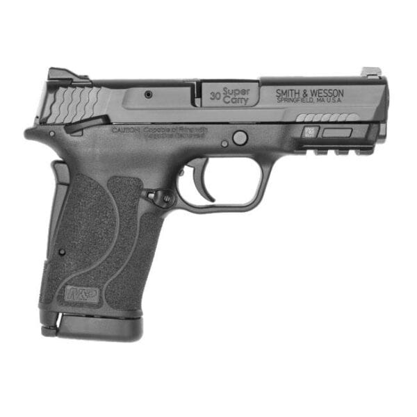 Smith & Wesson Shield EZ Thumb Safety Handgun .30 SC 10rd Magazine 3.675" Barrel Black Grip