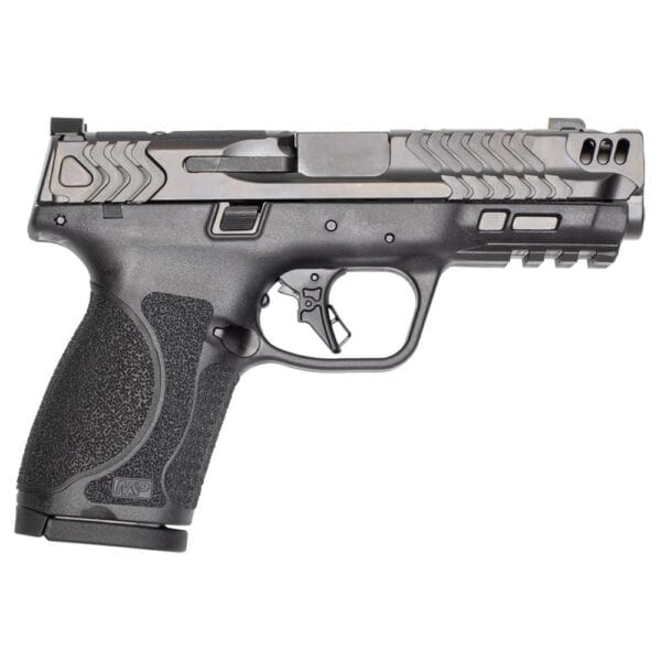 S&W PC M&P 9 M2.0 Compact Carry Comp Handgun 9mm Luger 15rd Magazine(2) 4.22" Barrel Optic Ready No Thumb Safety