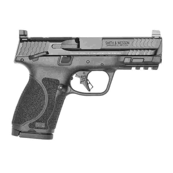 S&W M&P 9 M2.0 Compact Optic Ready Handgun 9mm Luger 10rd Magazines(2) 4" Barrel Thumb Safety Balck