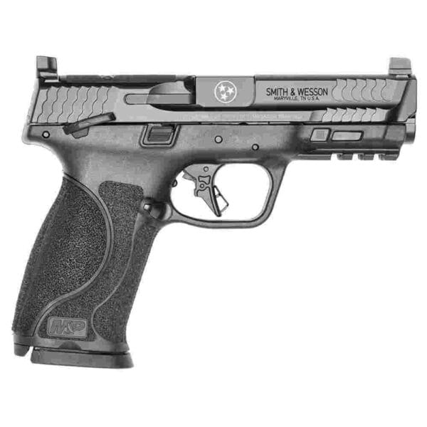 S&W M&P 9 M2.0 OR TN Logo Handgun 9mm Luger 17rd Magazines(2) 4.25" Barrel Thumb Safety Black