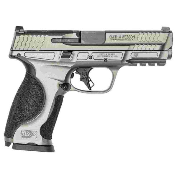 S&W M&P 9 M2.0 Metal OR Optic Ready Handgun 9mm Luger 10rd Magazines(2) 4.25" Barrel  No Thumb Safety Tungsten Gray