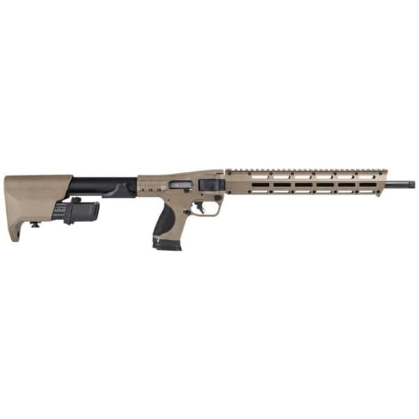 Smith & Wesson M&P FPC Rifle 9mm Luger 17rd (1) & 23rd (2) Magazines 18.6" Threaded Barrel FDE