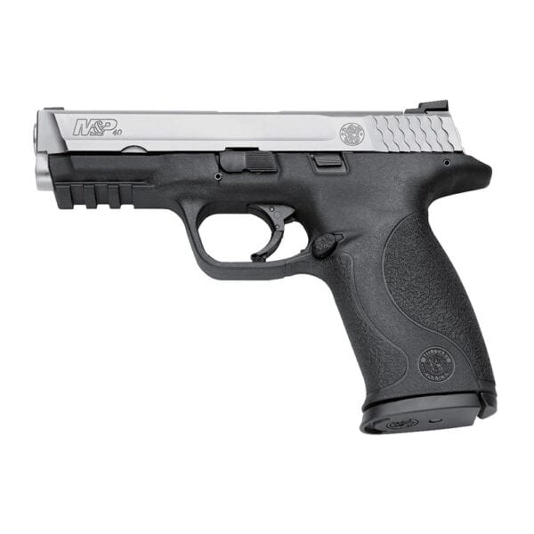 Smith & Wesson M&P 40 Full Size Handgun .40 S&W 15rd Magazine 4.25" Barrel Two Tone Black Silver MS NTS USED