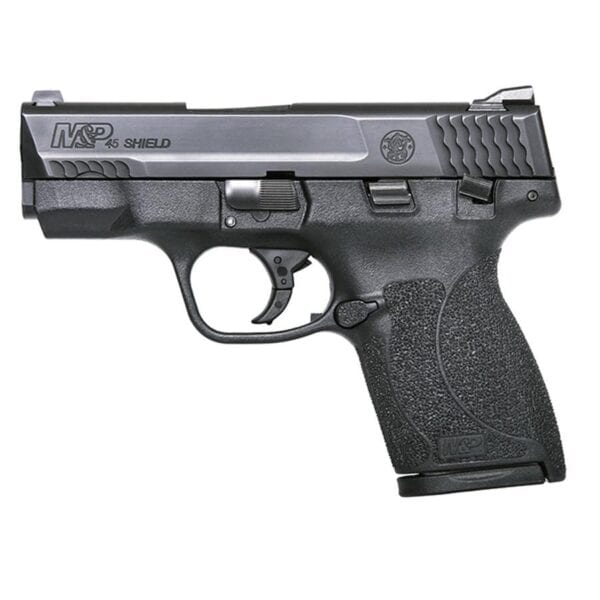 S&W M&P45 Shield Handgun .45 ACP 6&7rd Magazines 3.3" Barrel Thumb Safety