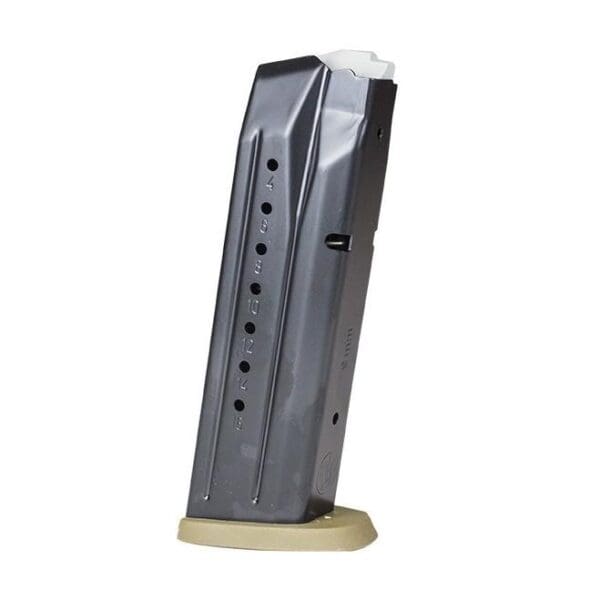 Smith & Wesson M&P9 M2.0 Magazine Black Steel FDE Base Plate 9mm Luger 17/rd