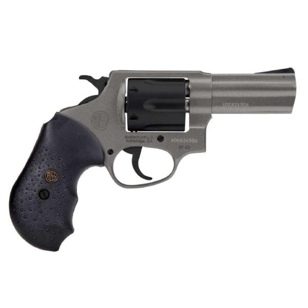 Rossi RP63 Revolver .357 Mag 6rd Capacity 3'' Barrel Stainless Steel Tungsten Gray Cerakote Rubber Grip