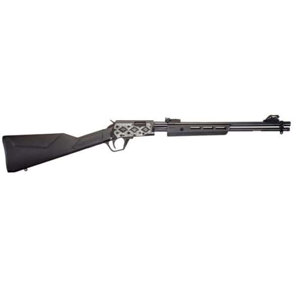 Rossi Gallery Pump Rifle .22 LR 15rd Capacity 18" Barrel Black Synthetic Stock Snakeskin Engraving