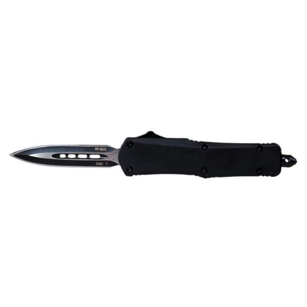 Templar Knife Small Black Rubber Knife 2-3/4" Dagger Blade Black