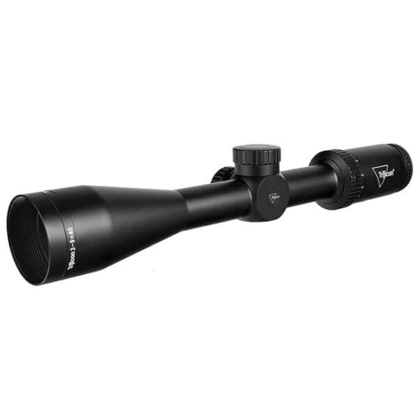 Huron 3-9x40 Riflescope Standard Duplex 1in Tube Satin Blk Capped Adj