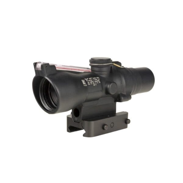 Trijicon Compact ACOG 2x20 Rifle Scope Red 9.2 MOA Triangle Reticle Illuminated Black w/ Mount