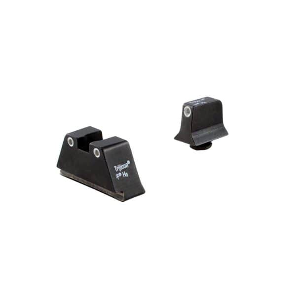 Trijicon Bright & Tough Suppressor Sight Set for Glock Standard Frames Green with White Front Yellow with White Rear