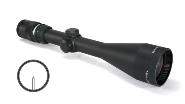 Trijicon Accupoint 2.5-10x56 Rifle Scope Green Triangle Post Illuminated Black