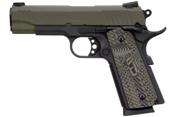 Taurus PT1911 Commander Cerakote Mill Spec Green .45 ACP 8rd Magazine 4.25" Barrel  VZ Grip