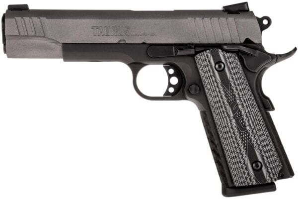 Taurus 1911 Cerakote Gray Handgun .45 ACP 8rd Magazine 5" Barrel VZ Grip