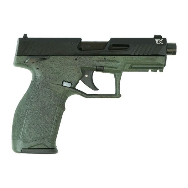 Taurus TX22 Gen 2 Handgun .22 LR 10rd Magazines (2) 4.16" Barrel OD Green Splatter Grip/Black Grip