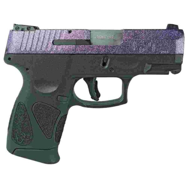 Taurus Exclusive G2C "Purple Sparkle" Handgun 9mm Luger 12rd Magazines(2) 3.2" Barrel Black Slide/Grip