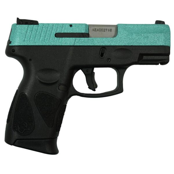 Taurus G2C "Robin's Egg Blue Glitter" Handgun 9mm Luger 12rd Magazines(2) 3.2" Barrel